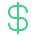 Dollar sign icon